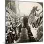 Winter in the Belgian Trenches at Nieupoort, Belgium 20th Century-null-Mounted Photographic Print