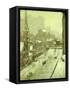 Winter in the City-Paul Cornoyer-Framed Stretched Canvas