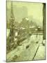 Winter in the City-Paul Cornoyer-Mounted Giclee Print