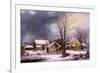 Winter in the Country, 1862-George Henry Durrie-Framed Giclee Print