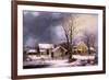 Winter in the Country, 1862-George Henry Durrie-Framed Giclee Print