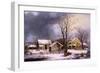 Winter in the Country, 1862-George Henry Durrie-Framed Giclee Print