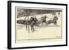 Winter in the Engadine, a Tailing Party at Davos Platz-Frank Craig-Framed Giclee Print