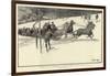 Winter in the Engadine, a Tailing Party at Davos Platz-Frank Craig-Framed Giclee Print