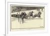 Winter in the Engadine, a Tailing Party at Davos Platz-Frank Craig-Framed Giclee Print