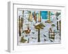 Winter in the forest-Christian Kaempf-Framed Giclee Print