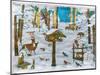 Winter in the forest-Christian Kaempf-Mounted Giclee Print