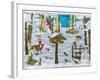 Winter in the forest-Christian Kaempf-Framed Premium Giclee Print