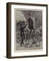 Winter in the French Landes, the Rural Postman on His Rounds-null-Framed Giclee Print