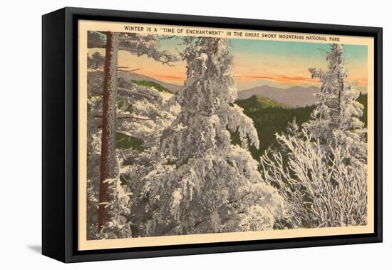 Winter in the Great Smoky Mountains-null-Framed Stretched Canvas