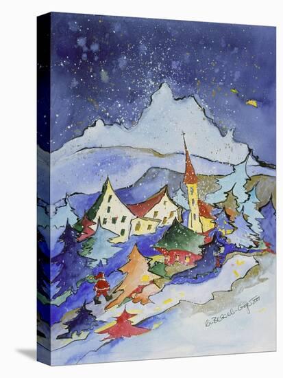 Winter in the Mountains 2001-Annette Bartusch-Goger-Stretched Canvas