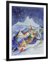 Winter in the Mountains 2001-Annette Bartusch-Goger-Framed Giclee Print