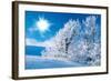 Winter in the Mountains-silver-john-Framed Photographic Print