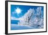 Winter in the Mountains-silver-john-Framed Photographic Print