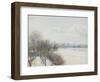 Winter in the Ouse Valley, 1891 (W/C)-William Fraser Garden-Framed Premium Giclee Print
