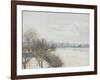 Winter in the Ouse Valley, 1891 (W/C)-William Fraser Garden-Framed Giclee Print