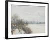 Winter in the Ouse Valley, 1891 (W/C)-William Fraser Garden-Framed Giclee Print