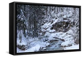 Winter in the Vrata valley-Simone Wunderlich-Framed Stretched Canvas