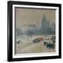 Winter in Union Square, 1889-90-Childe Hassam-Framed Giclee Print