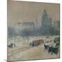 Winter in Union Square, 1889-90-Childe Hassam-Mounted Giclee Print
