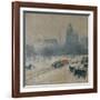 Winter in Union Square, 1889-90-Childe Hassam-Framed Giclee Print