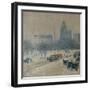 Winter in Union Square, 1889-90-Childe Hassam-Framed Giclee Print