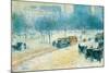 Winter in Union Square-Childe Hassam-Mounted Premium Giclee Print