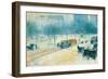 Winter in Union Square-Childe Hassam-Framed Art Print