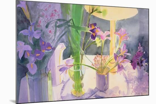 Winter Iris-Claire Spencer-Mounted Giclee Print
