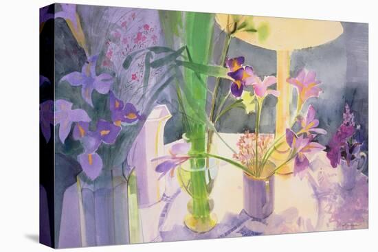 Winter Iris-Claire Spencer-Stretched Canvas