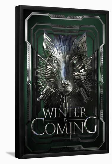 Winter Is Coming-null-Framed Poster