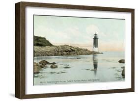Winter Island Lighthouse, Salem Harbor-null-Framed Art Print