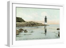 Winter Island Lighthouse, Salem Harbor-null-Framed Art Print