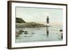 Winter Island Lighthouse, Salem Harbor-null-Framed Art Print