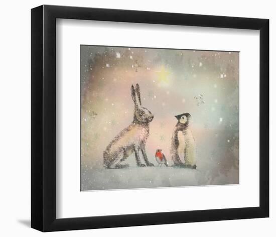 Winter journey-Claire Westwood-Framed Art Print