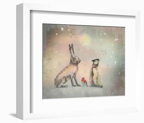 Winter journey-Claire Westwood-Framed Art Print