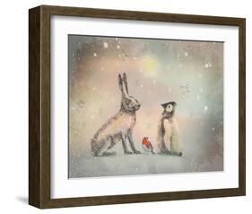 Winter journey-Claire Westwood-Framed Art Print