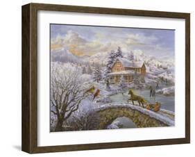 Winter Joy-Nicky Boehme-Framed Giclee Print