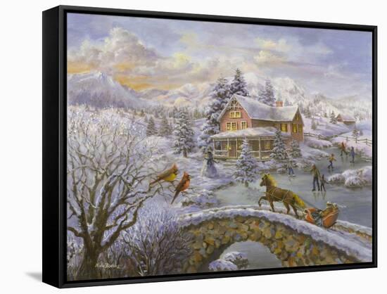 Winter Joy-Nicky Boehme-Framed Stretched Canvas