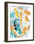 Winter Koi 2-Porter Hastings-Framed Art Print