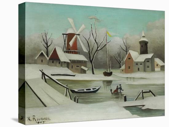 Winter (L'Hiver), 1907-Henri Rousseau-Stretched Canvas