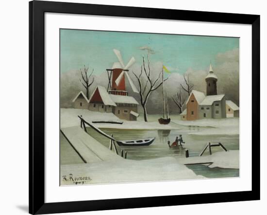 Winter (L'Hiver), 1907-Henri Rousseau-Framed Giclee Print