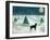 Winter Labrador-Tina Nichols-Framed Giclee Print