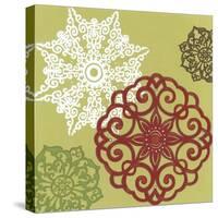 Winter Lace I-June Erica Vess-Stretched Canvas