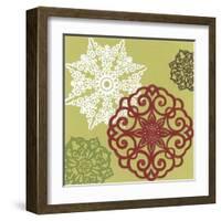 Winter Lace I-June Erica Vess-Framed Art Print