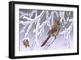 Winter Lady - Cardinal-Wilhelm Goebel-Framed Giclee Print