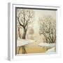 Winter Lake Square-Arnie Fisk-Framed Art Print