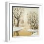 Winter Lake Square-Arnie Fisk-Framed Art Print