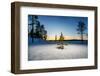 Winter landcape, Jukkasjarvi, Lapland, Sweden-null-Framed Photographic Print