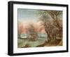 Winter Landscape, 1610 (Oil on Panel)-Denys van Alsloot-Framed Giclee Print